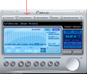 File with JetAudio.