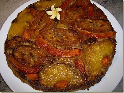 Tropical Upside Down Cake with Banana-Cooking in Mexico Tropical Upside Down Cake with Banana-Cooking in Mexico