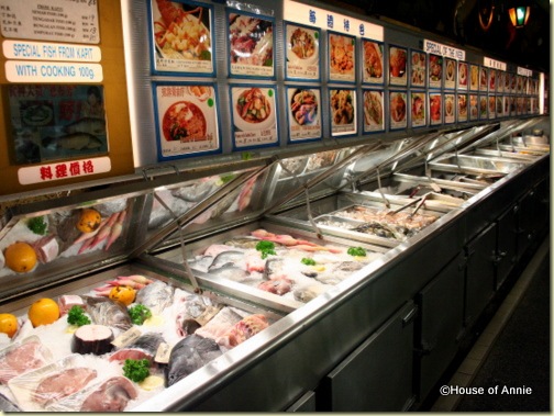 Fish choices at Rock Road Seafood Fish choices at Rock Road Seafood