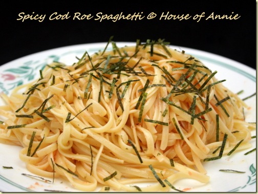 tarako spicy cod roe spaghetti tarako spicy cod roe spaghetti