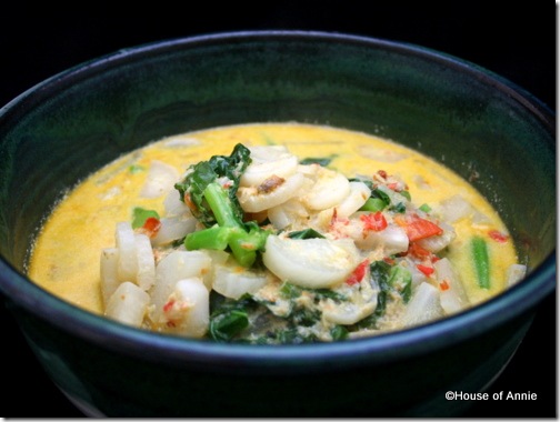 daikon in spicy coconut milk daikon in spicy coconut milk