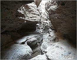 Gargoyle Canyon Tight Spot Ledge 1 Gargoyle Canyon Tight Spot Ledge 1
