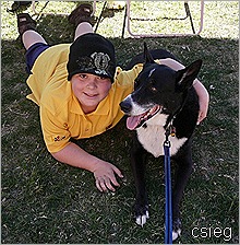 Bluegrass Festival Noah and Shadow   (1)