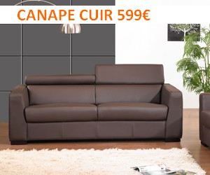 CLIQUEZ POUR VOIR canape cuir