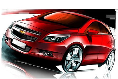 Company Chevrolet has shown images of a new hatchback