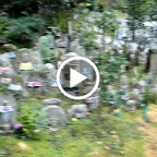 Lo que creemos es un cementerio budista. Como fui fan del sonido de las cigarra, es relajante.
