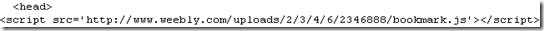 Bookmarking Blogger
