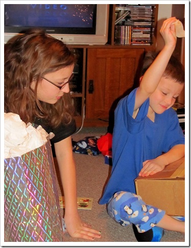 opening presents