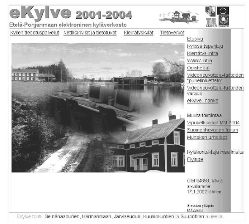 The main page of eKylve 