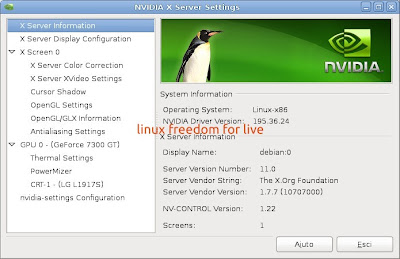 Driver Nvidia su Debian Squeeze