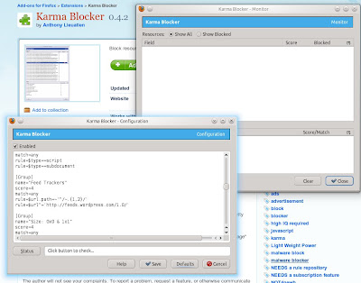 Karma Blocker Firefox