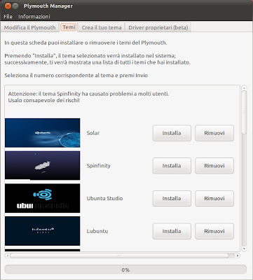 Plymouth Manager Ubuntu