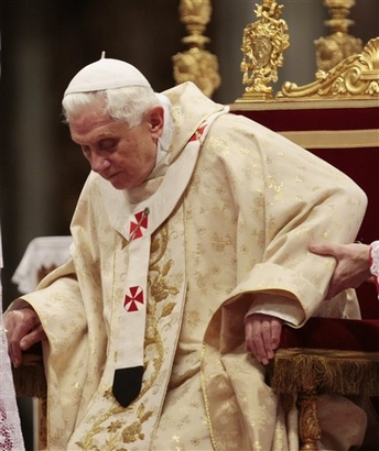 Pope Knocked Down Christmas