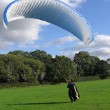 Paragliding in the park
