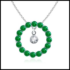 Emerald-and-Diamond-Circle-Pendant-in-14k-White-Gold-(2-mm)_APW0478E_Reg Emerald-and-Diamond-Circle-Pendant-in-14k-White-Gold-(2-mm)_APW0478E_Reg