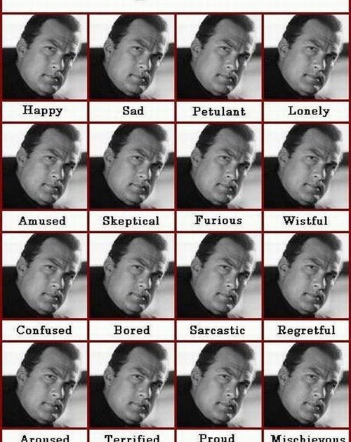 Steven Seagal Emotion Chart