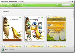 sony ericsson themes creator sony ericsson themes creator