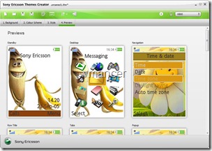 sony ericsson themes creator