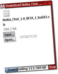 opera mini 4.2 - download - nokia chat