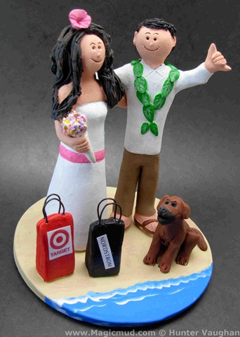 Confessions of a Shopaholic Wedding Cake Topper
