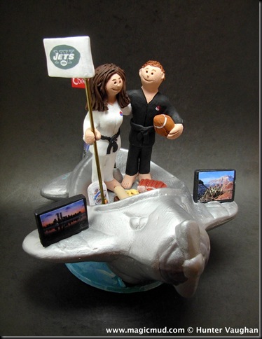 Black Belt's Wedding Cake Topper