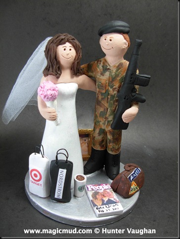 Army Groom Wedding Cake Topper This American soldier was more concerned Army Groom Wedding Cake Topper This American soldier was more concerned