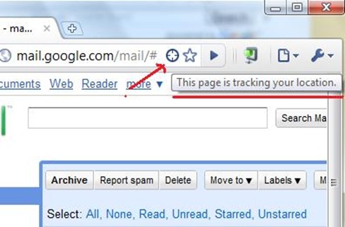 Chrome Location tracker 2