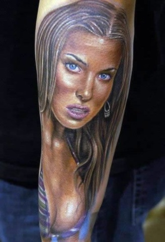 Portrait Tattoos tribal skull tattoos_09. Portrait Tattoos