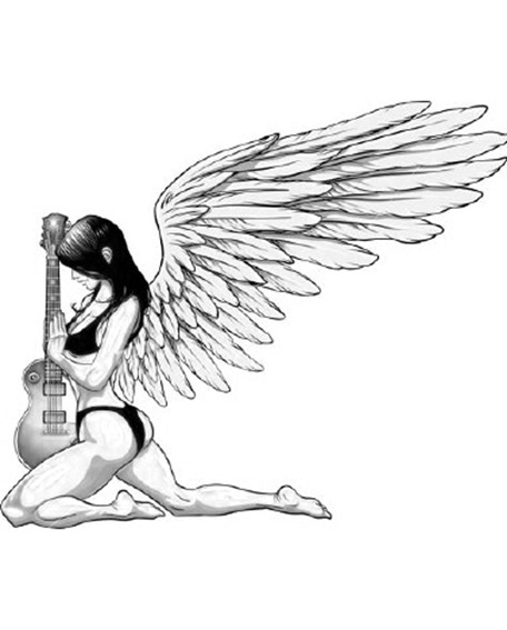 cool angel wings tattoo art gallery is a very good image with a new innovation design is very cool
