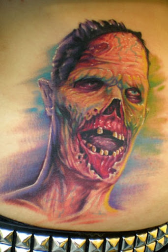 Cool zombie tattoos. OLYMPUS DIGITAL CAMERA