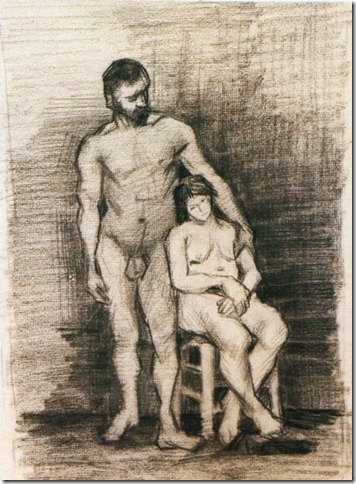 1885 Vincent Van Gogh Etudes de nus