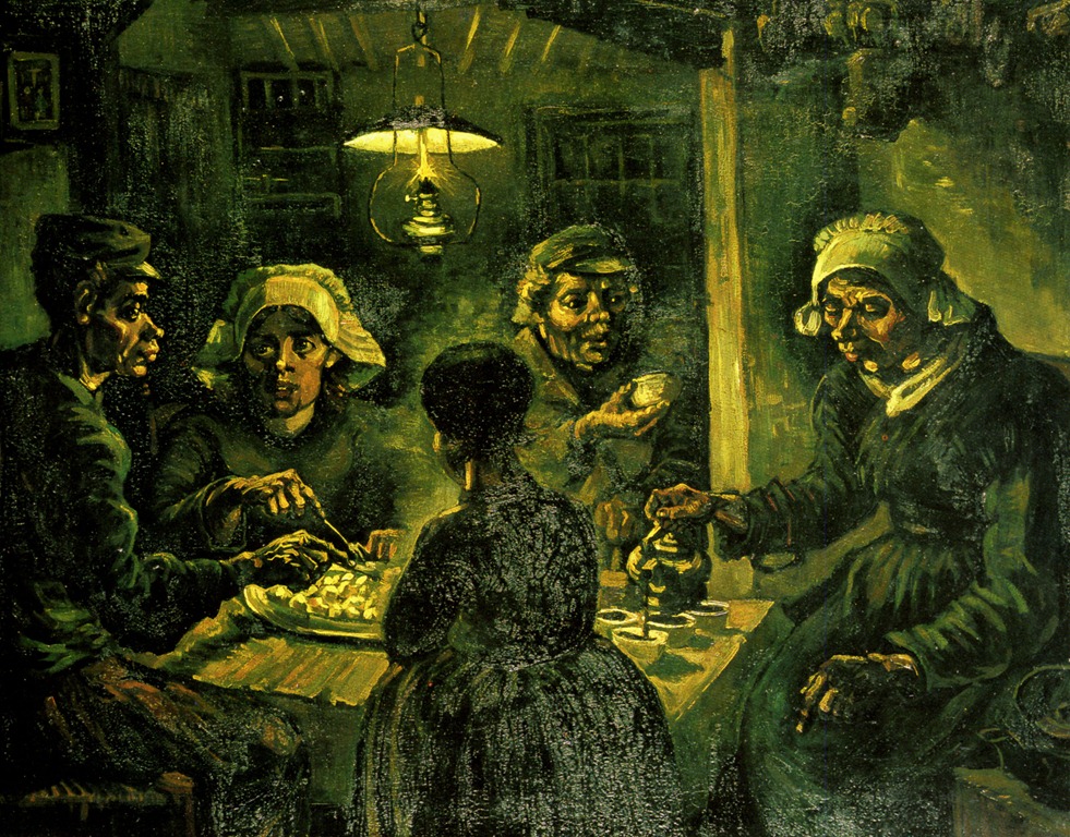 [1885 Van Gogh Les mangeurs de pomme de terre, Potato eaters,Huile sur toile, 82x114 cm[4].jpg]