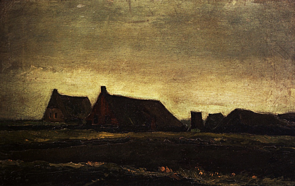 [1883 Vincent Van Gogh   Chaumières  Huile sur carton 36x55 cm  Amsterdam Rijksmuseum Vincent Van Gogh[4].jpg]