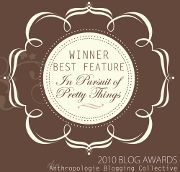Anthropologie blogger awards