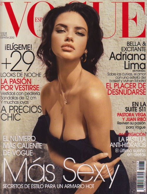 Adriana Lima In Vogue Spain June 2010