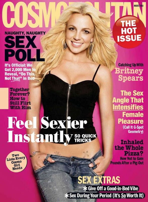 Britney Spears In Cosmopolitan US August 2010