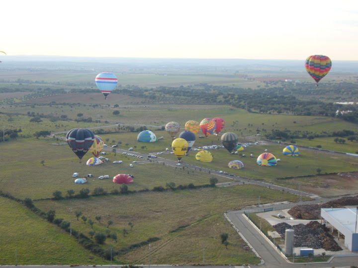 Ballonvaart in Portugal