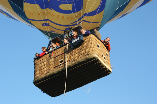 Ballonvaren vanuit Utrecht over Nieuwegein, Vianen en Schoonrewoerd naar Rhenoy