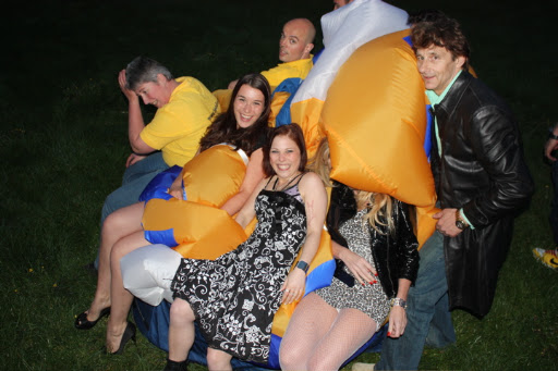 Ballonvaart met Kim Holland over Gelderland en Overijssel voor film opnamens