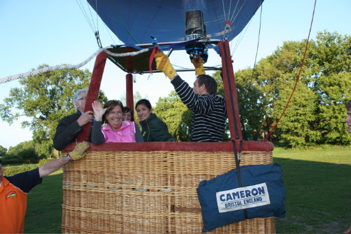 Prive ballon voor vier personen van Amersfoort over Leusden en Achterveld naar Barneveld