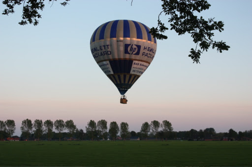 Prive ballon voor vier personen van Amersfoort over Leusden en Achterveld naar Barneveld