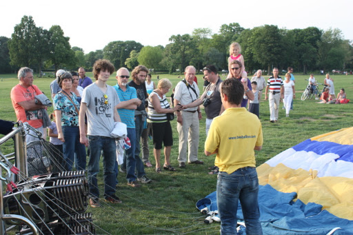NBallonvaren vanuit Goffertpark Nijmegen naar Kranenburg Duitsland.