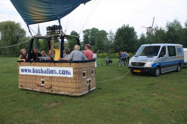 Ballonvaren vanaf de Bleek in Doetinchem naar Nieuw Wehl.