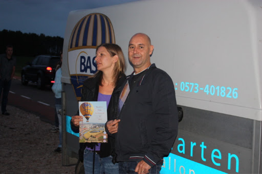 Ballonvaren met 6 personen vanaf landal greenparcs Sandur in Emmen naar Schoonebeek.