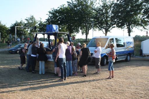 Ballonvaart vanuit Amersfoort, Hoogland over de Veluwe naar Vaassen.