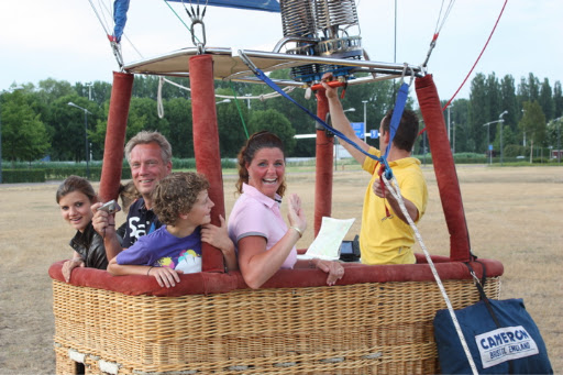 Prive ballonvaart met 5 personen van Arnhem naar Steenderen.