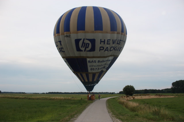 Ballonvaart over de veluwe vanuit Apeldoorn naar Hierden bij Harderwijk.