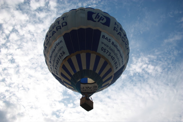 Ballonvaart over de veluwe vanuit Apeldoorn naar Hierden bij Harderwijk.