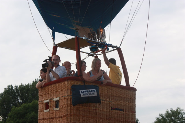 Ballonvaart over de veluwe vanuit Apeldoorn naar Hierden bij Harderwijk.