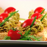 Pašteta od boba i pogačice od sira/Pate of broad beans and cheese rolls